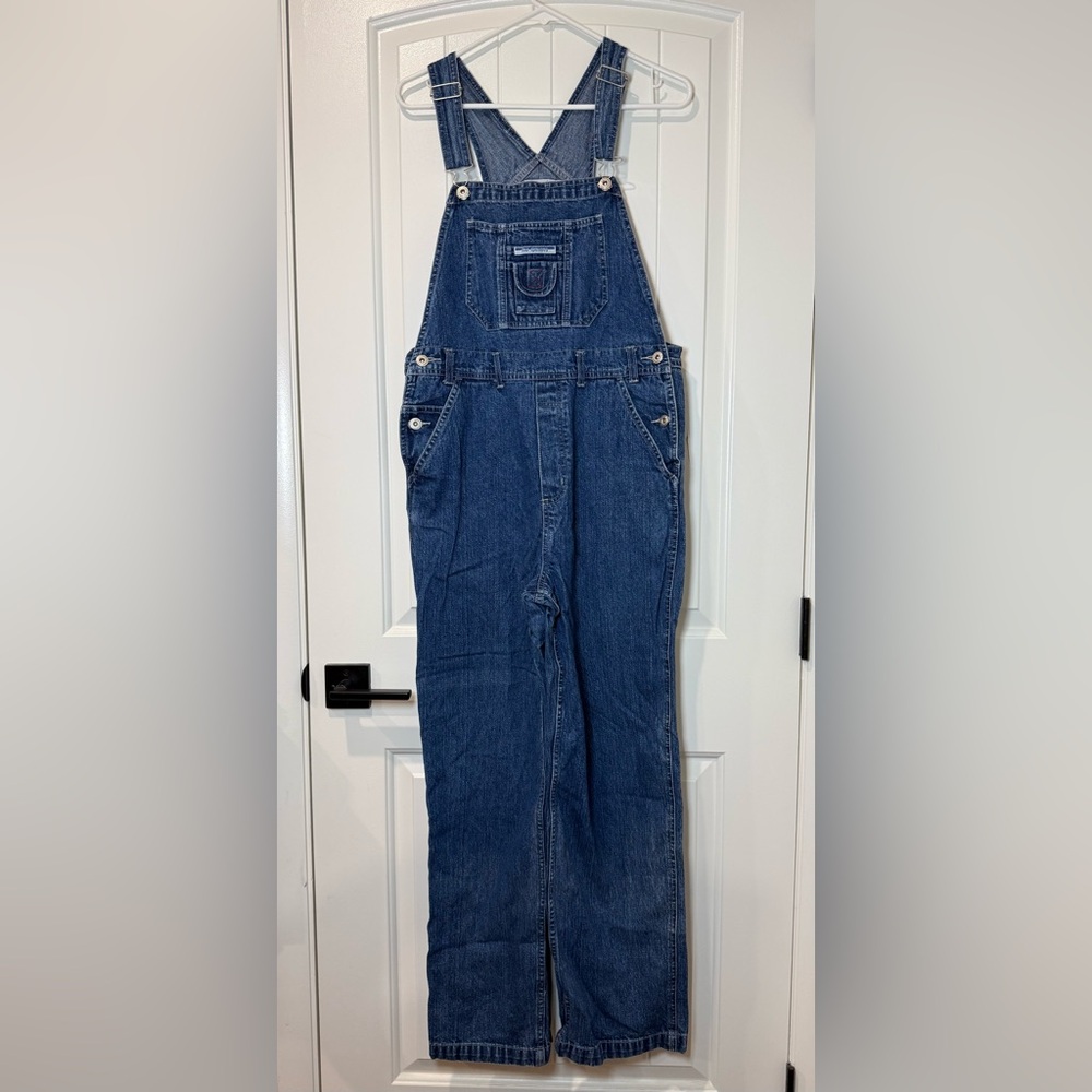 VTG 90s No Excuses Womens Medium Denim Blue Jean Bib Overalls